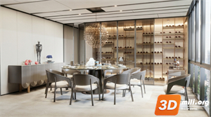 DINING ROOM SKETCHUP MODEL 